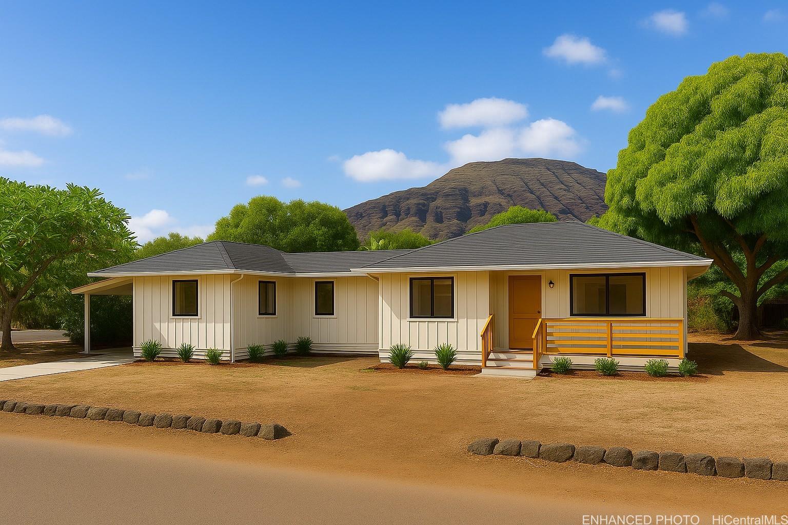 84-856 Lahaina Street, Unit C Waianae, HI 96792 - Photo 5 of 12 a view of a house with a patio