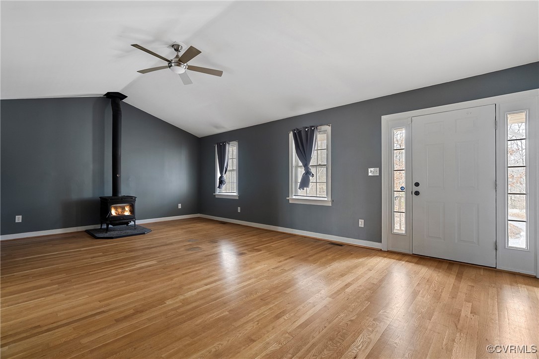 4350 Broadstreet Road Gum Spring, VA 23065 - Photo 13 of 48 a view of a livingroom with a hall and wooden floor