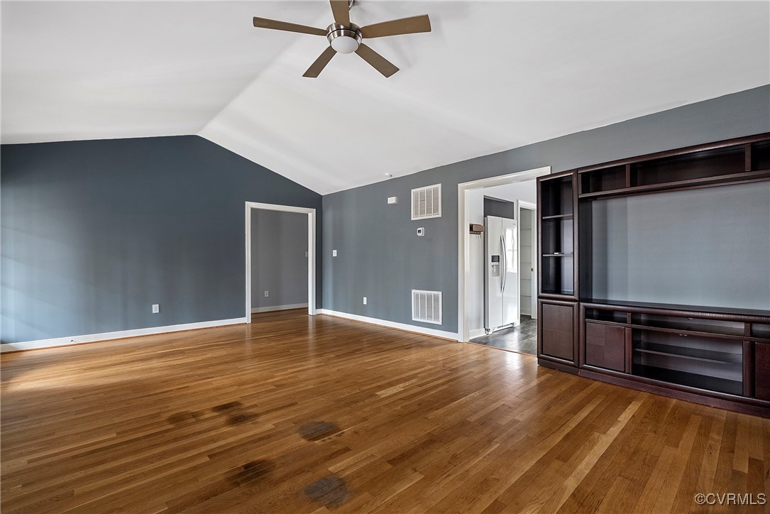 4350 Broadstreet Road Gum Spring, VA 23065 - Photo 15 of 48 a view of empty room with wooden floor and fan
