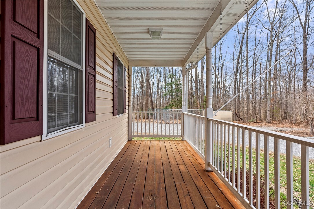 4350 Broadstreet Road Gum Spring, VA 23065 - Photo 7 of 48 a view of balcony with wooden floor