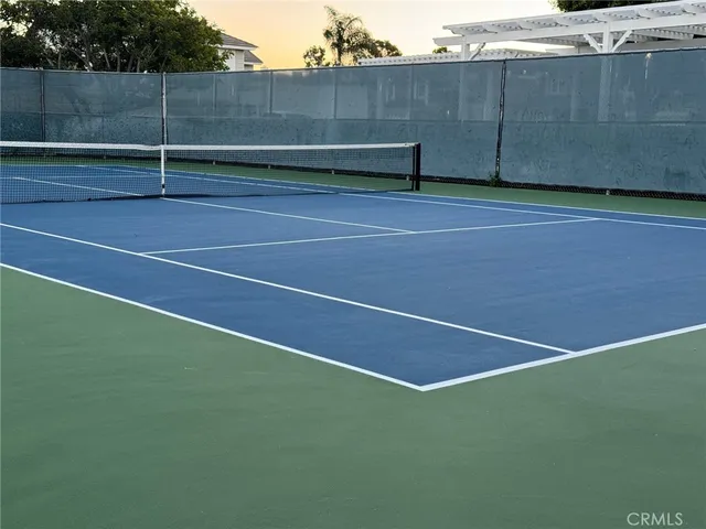 a view of a tennis court