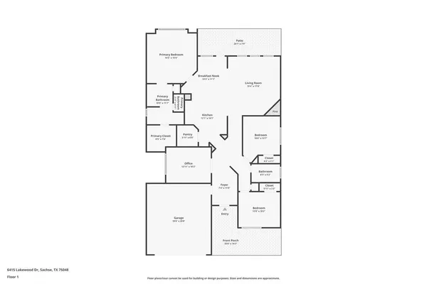 $415,000 | 6415 Lakewood Drive, Sachse, TX 75048