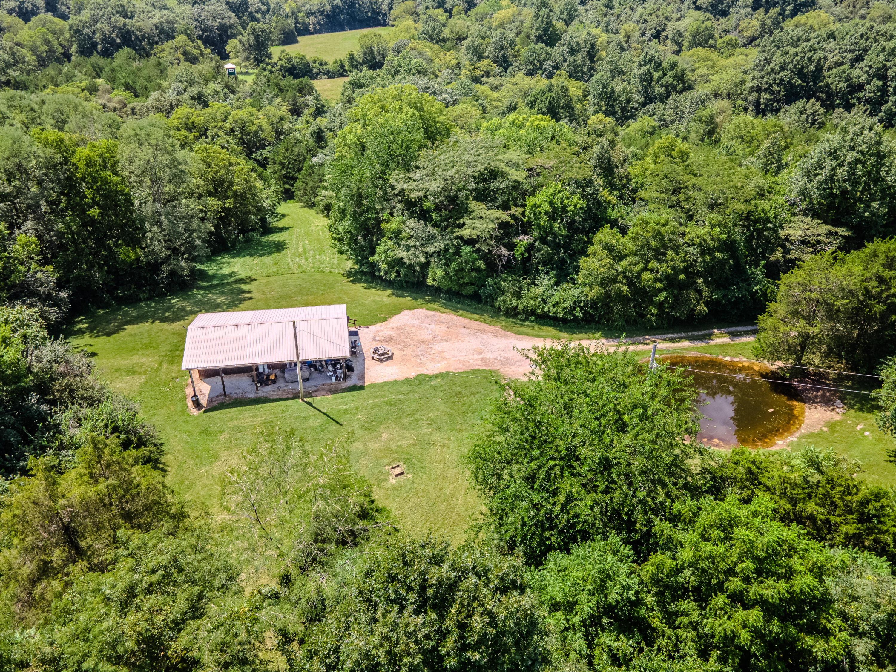 811 Hickory Ridge Road Waddy, KY 40076 - Photo 7 of 79 cabin aerial