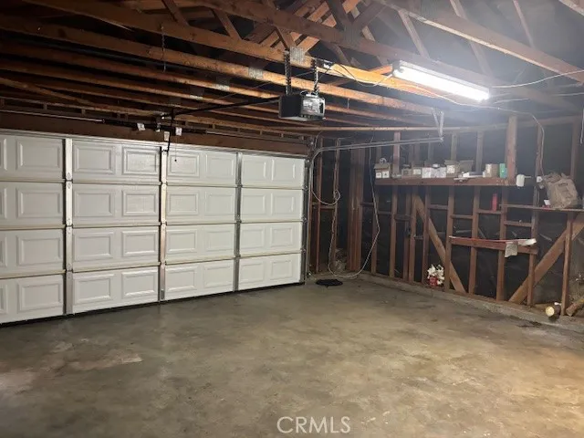 a view of a storage room