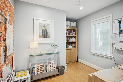 a room with furniture and window