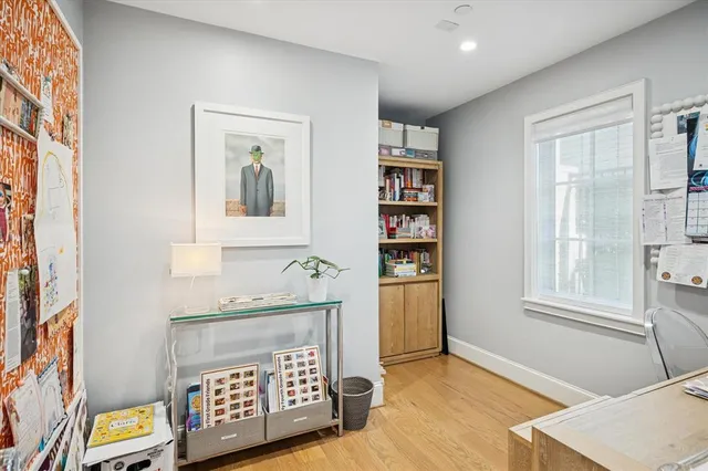 a room with furniture and window