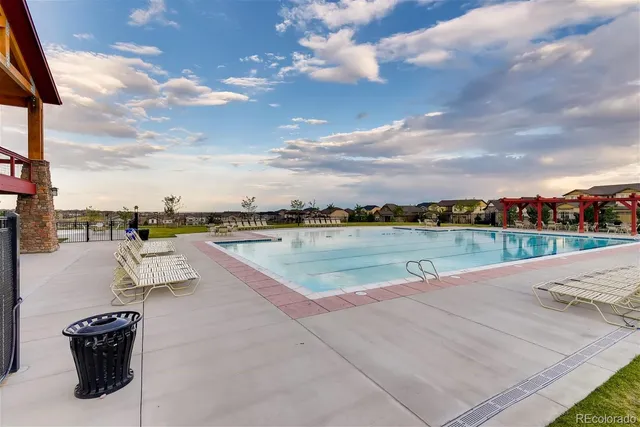 a view of a lake with outdoor space