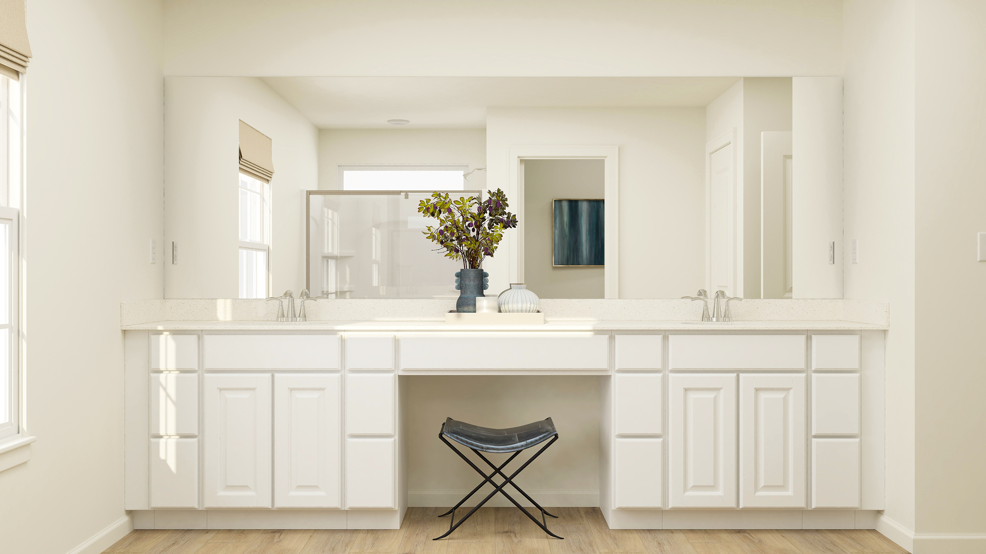 1502 Kinwood Road South Elgin, IL 60177 - Photo 10 of 23 a bathroom with a sink and a mirror