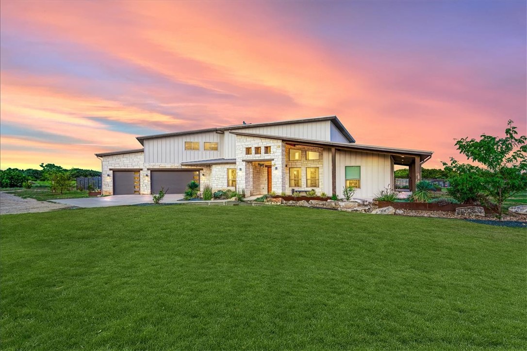 215 Mesa Vista Drive Leander, TX 78641 - Photo 1 of 1 a view of a yard in front of a house with a large tree