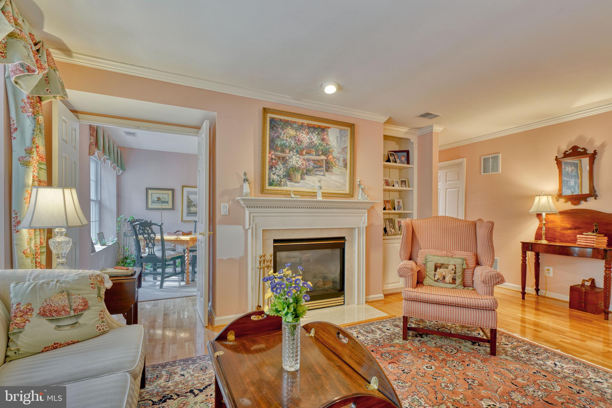 12320 Rosslare Ridge Road, Unit 206 Lutherville-Timonium, MD 21093 - Photo 14 of 28 Living room with gas fireplace