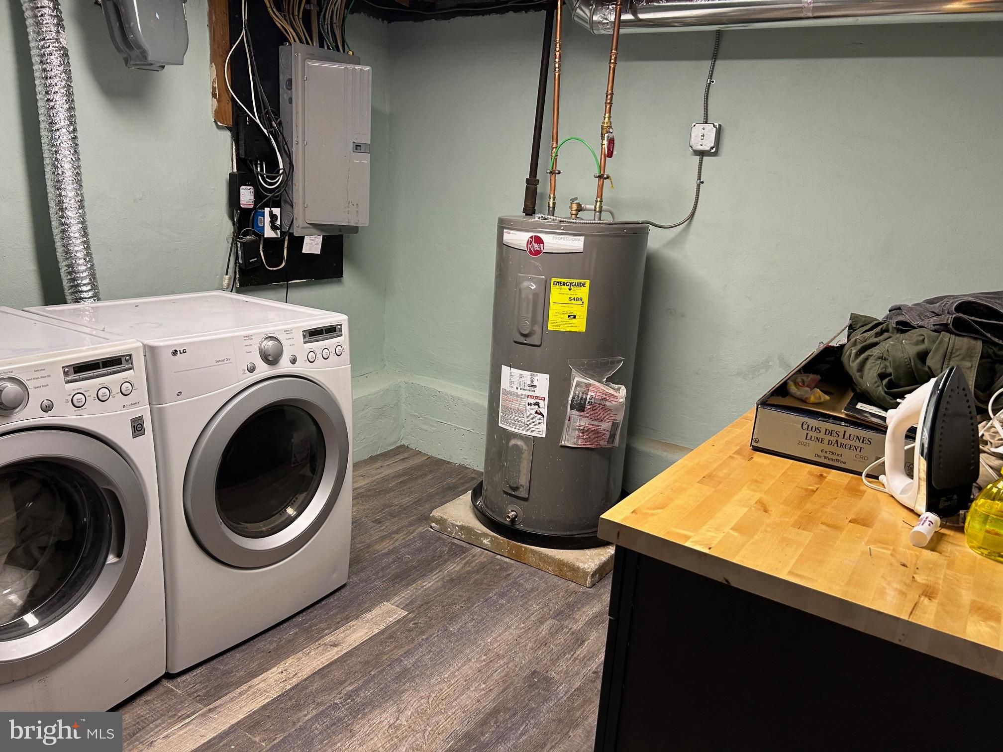 1637 Pennington Road Ewing, NJ 08618 - Photo 27 of 56 a view of a storage & utility room with washer and dryer