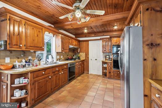 1637 Pennington Road Ewing, NJ 08618 - Photo 8 of 56 a large kitchen with stainless steel appliances granite countertop a refrigerator and wooden cabinets