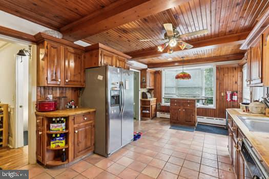 1637 Pennington Road Ewing, NJ 08618 - Photo 9 of 56 a kitchen with stainless steel appliances granite countertop a refrigerator and a stove