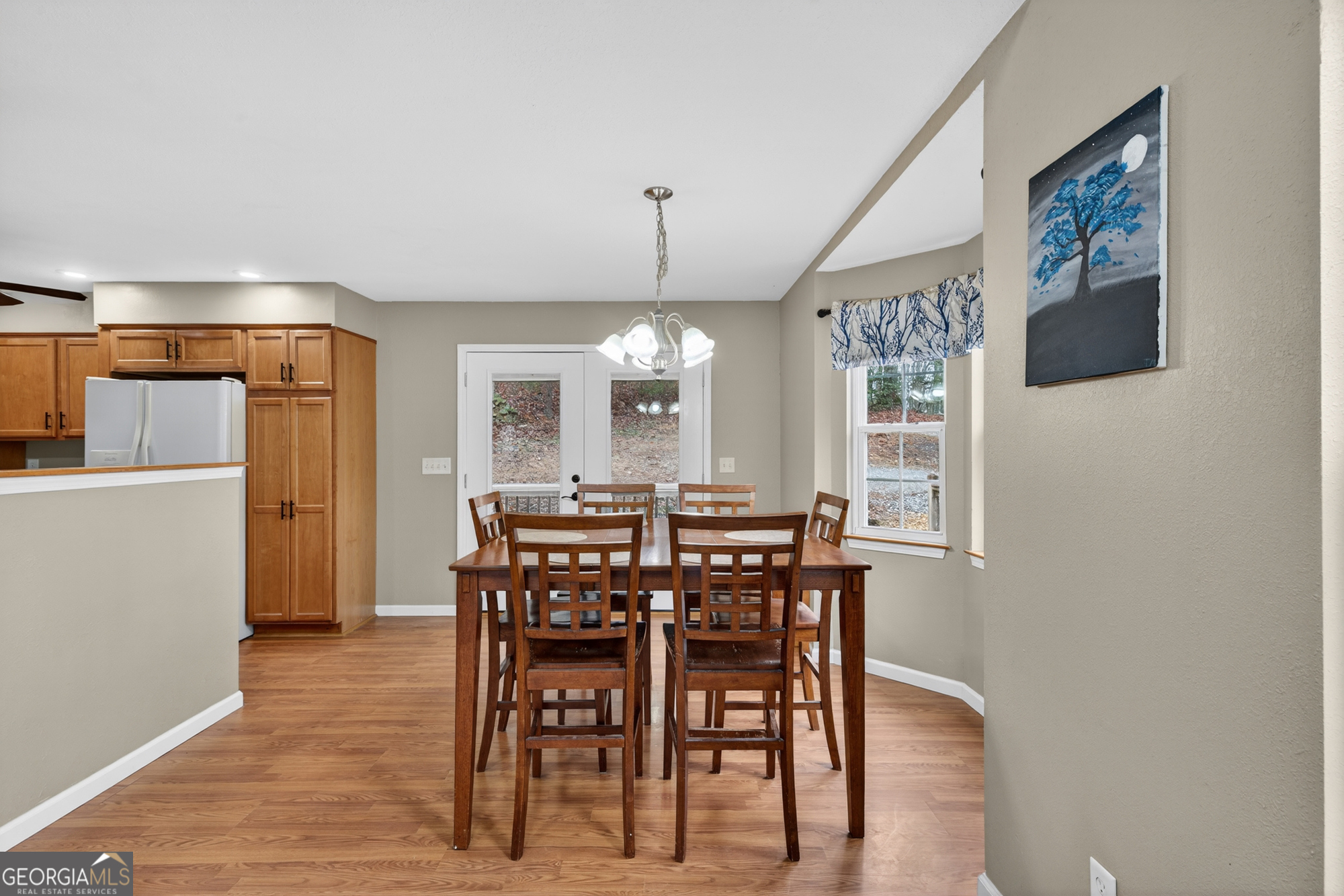 756 Gordon Thomas Road Blairsville, GA 30512 - Photo 13 of 65 a view of a dining room with furniture and window