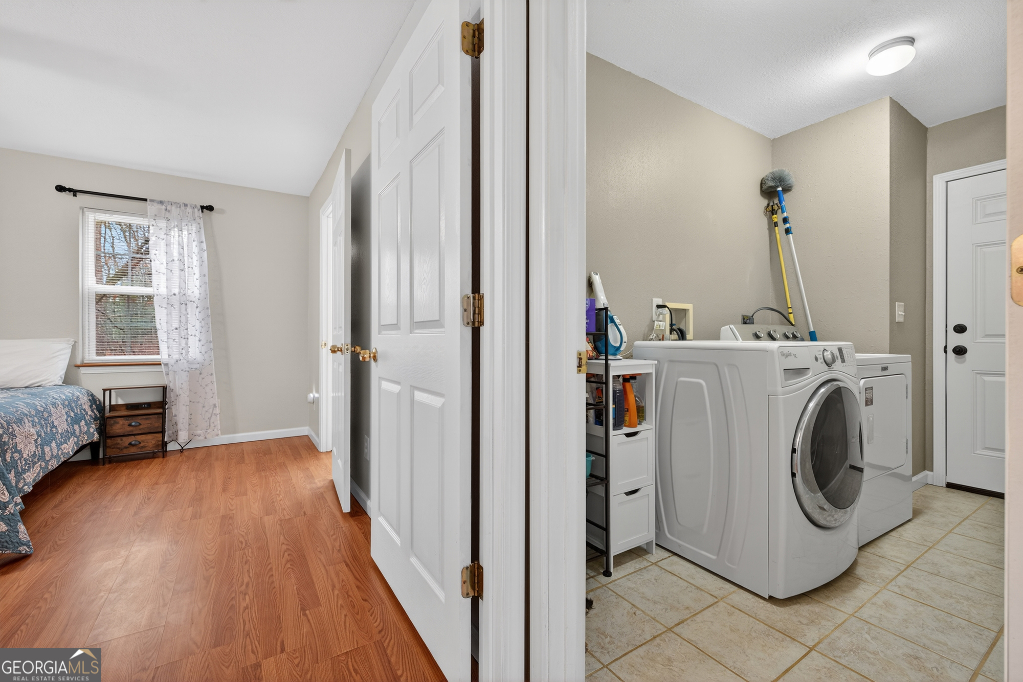 756 Gordon Thomas Road Blairsville, GA 30512 - Photo 21 of 65 a view of a storage & utility room with washer and dryer