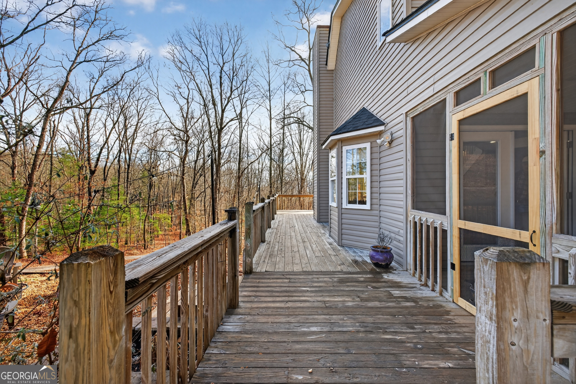 756 Gordon Thomas Road Blairsville, GA 30512 - Photo 58 of 65 a view of a house with wooden fence