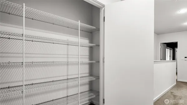 a view of a room with cabinet