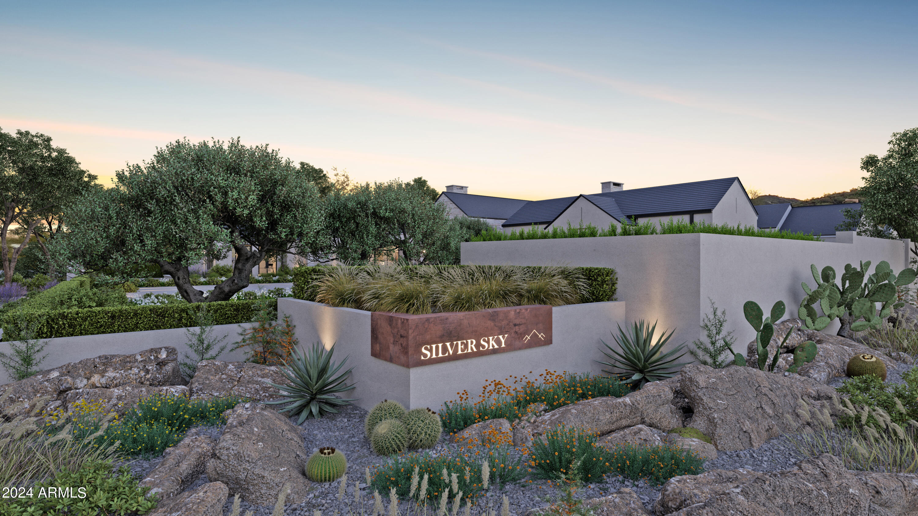 6126 East Maverick Road, Unit 2 Paradise Valley, AZ 85253 - Photo 2 of 9 SSPV Entrance Sign
