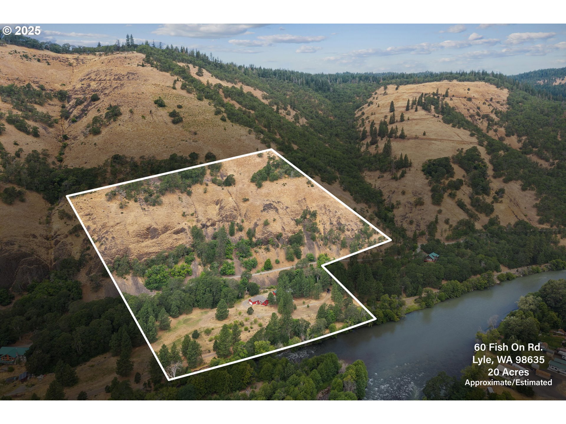 60 Fishon Road Lyle, WA 98635 - Photo 34 of 34 Approximate Property Lines