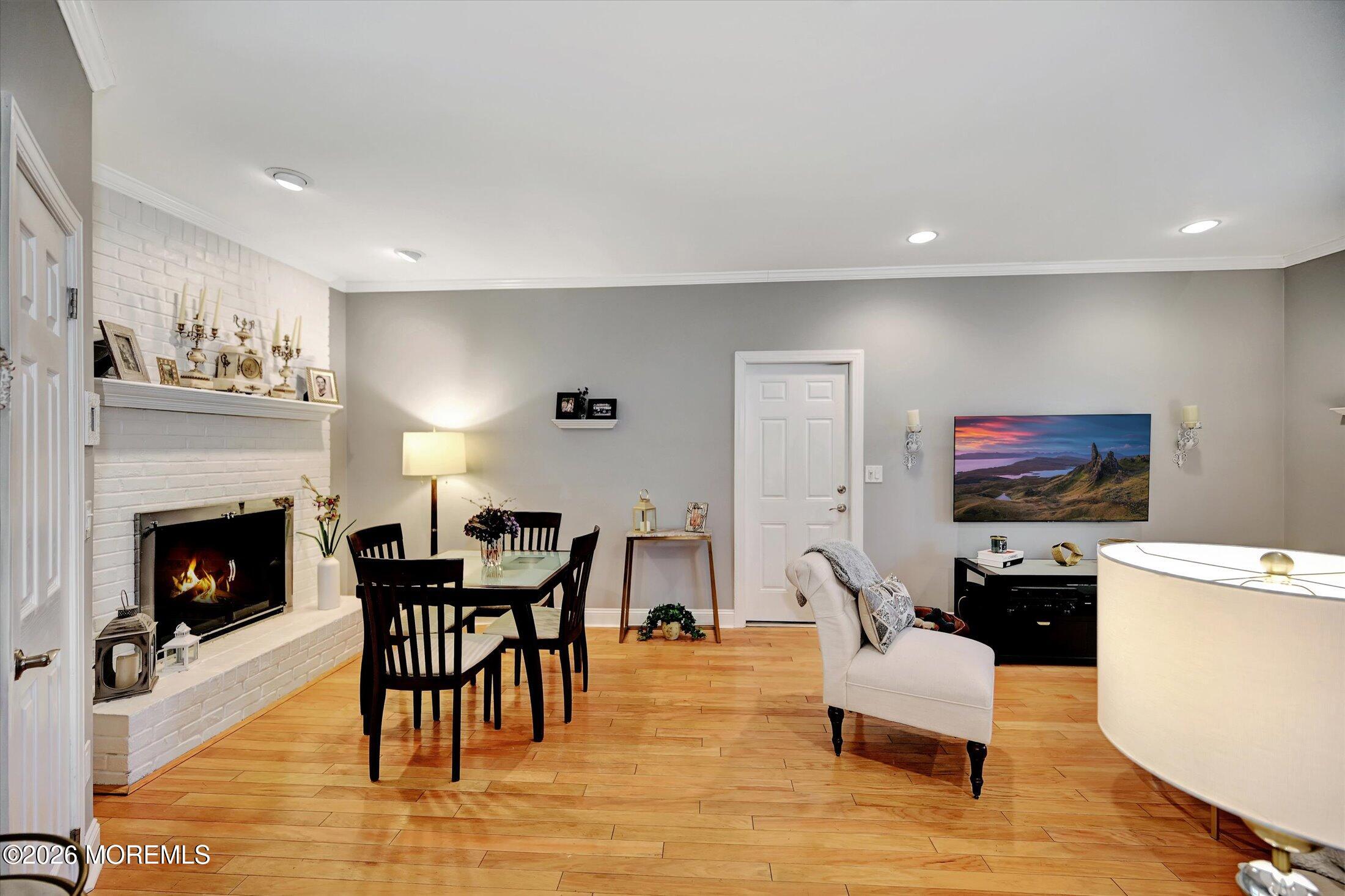 18 Devon Drive Manalapan, NJ 07726 - Photo 16 of 40 17-Family Room - Fireplace Area