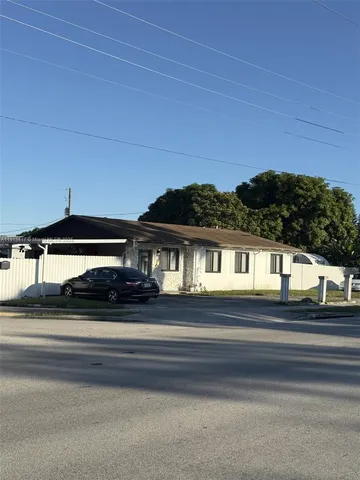 a view of street from a house