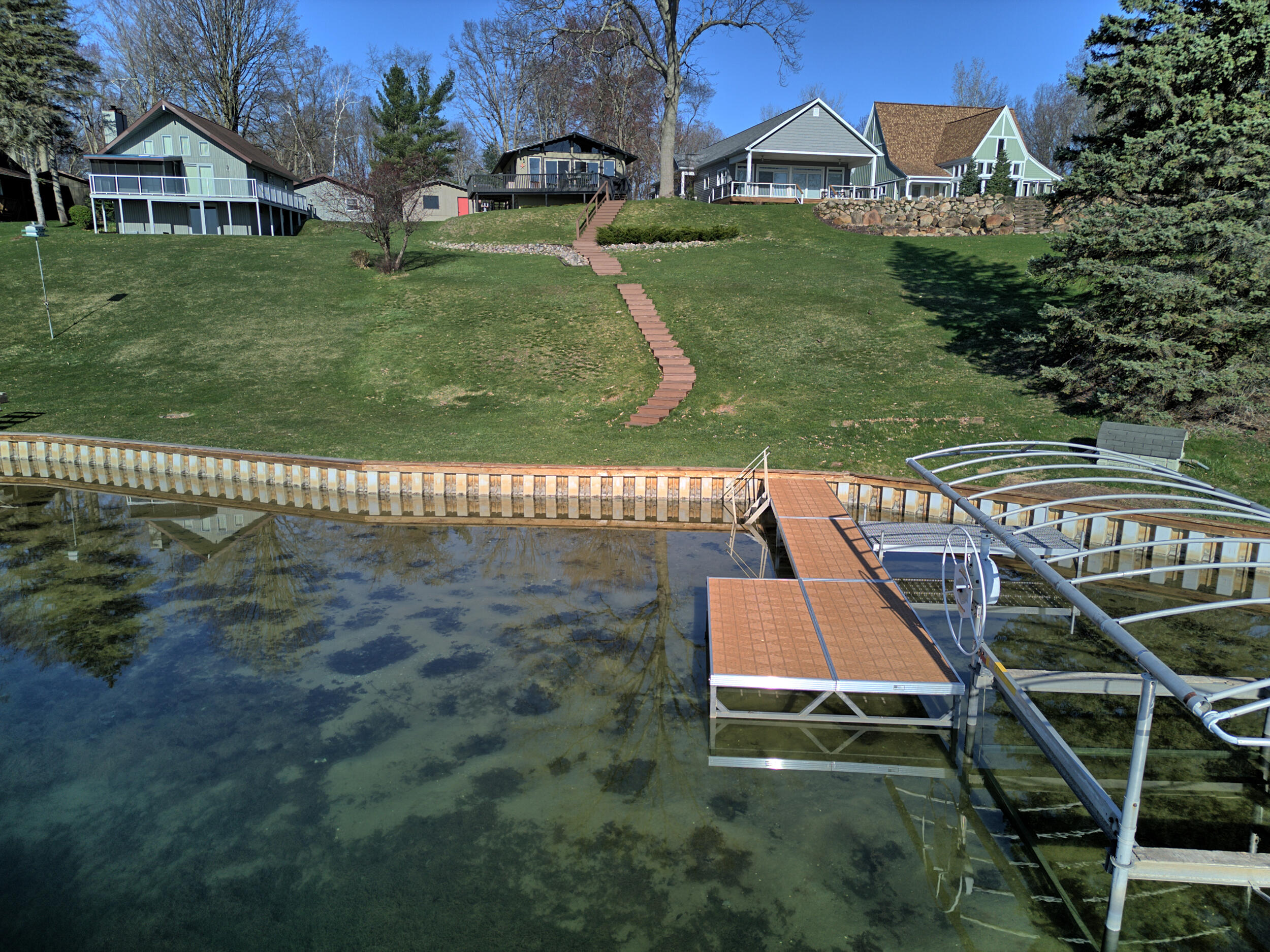 7628 Hilltop Ridge Road Stanwood, MI 49346 - Photo 1 of 46 dock 1