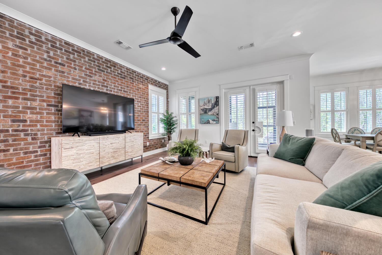235 Ridgewalk Circle Santa Rosa Beach, FL 32459 - Photo 10 of 44 a living room with furniture and a flat screen tv