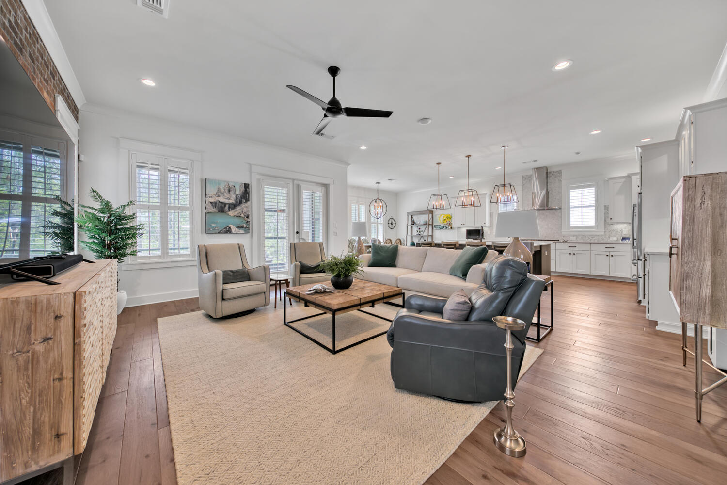 235 Ridgewalk Circle Santa Rosa Beach, FL 32459 - Photo 11 of 44 a living room with furniture and a large window