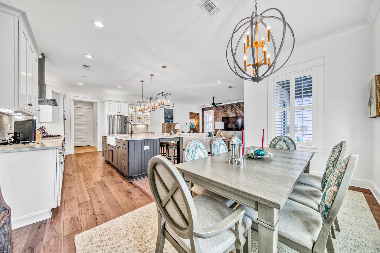 235 Ridgewalk Circle Santa Rosa Beach, FL 32459 - Photo 18 of 44 a view of a dining room with furniture
