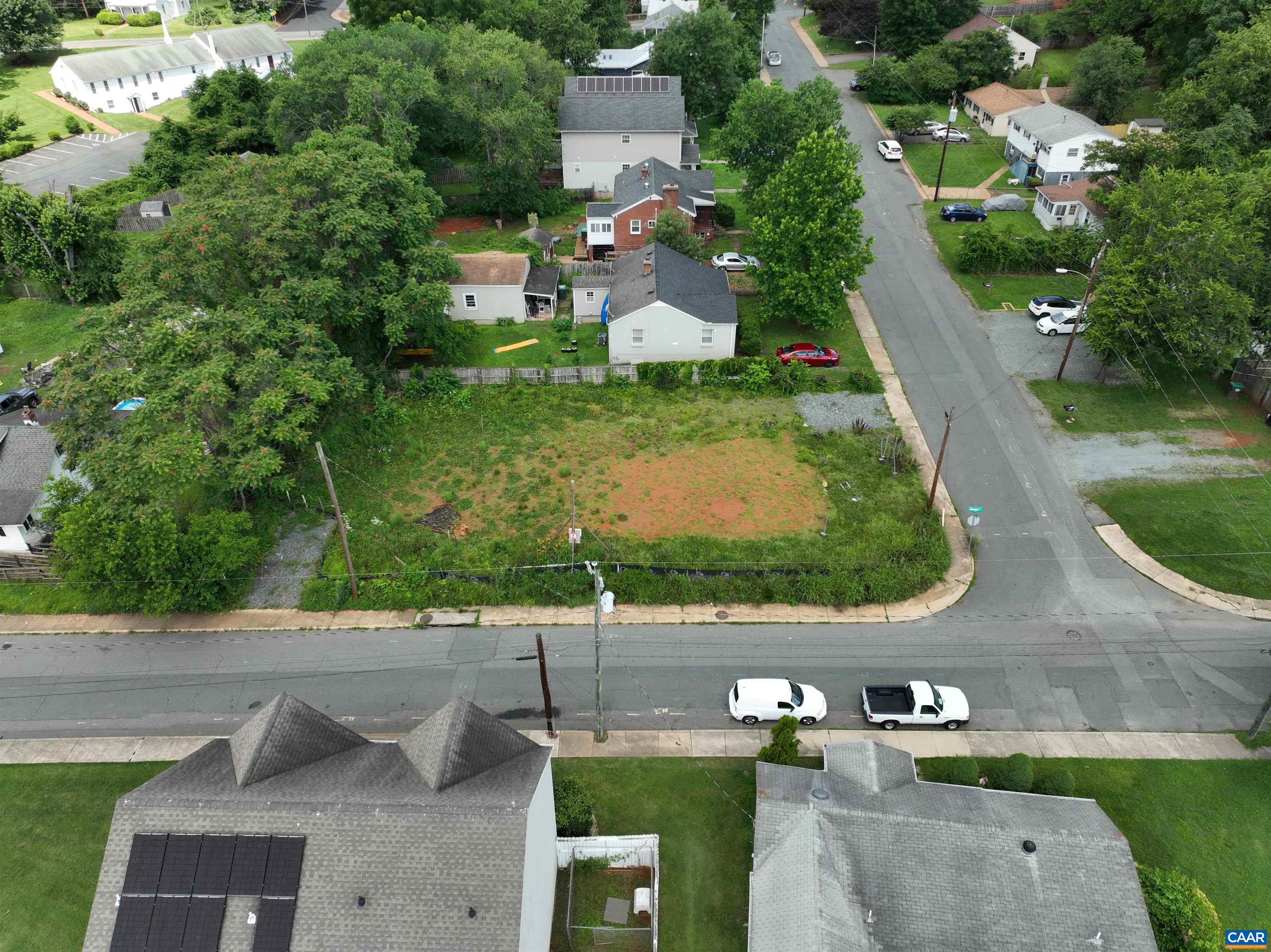 1418 Hampton Street Charlottesville, VA 22902 - Photo 15 of 27 an aerial view of a house with garden space and street view
