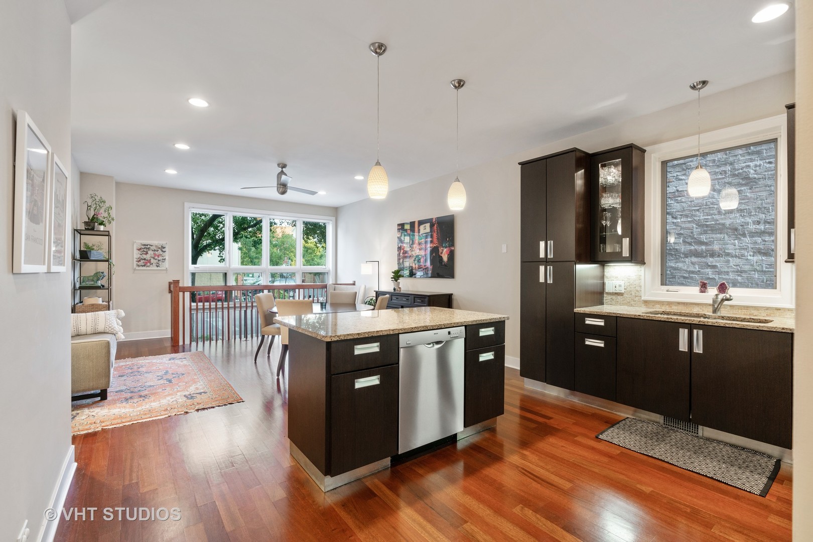 Undisclosed Address Chicago, IL 60622 - Photo 3 of 25 a large kitchen with stainless steel appliances lots of counter space and breakfast area