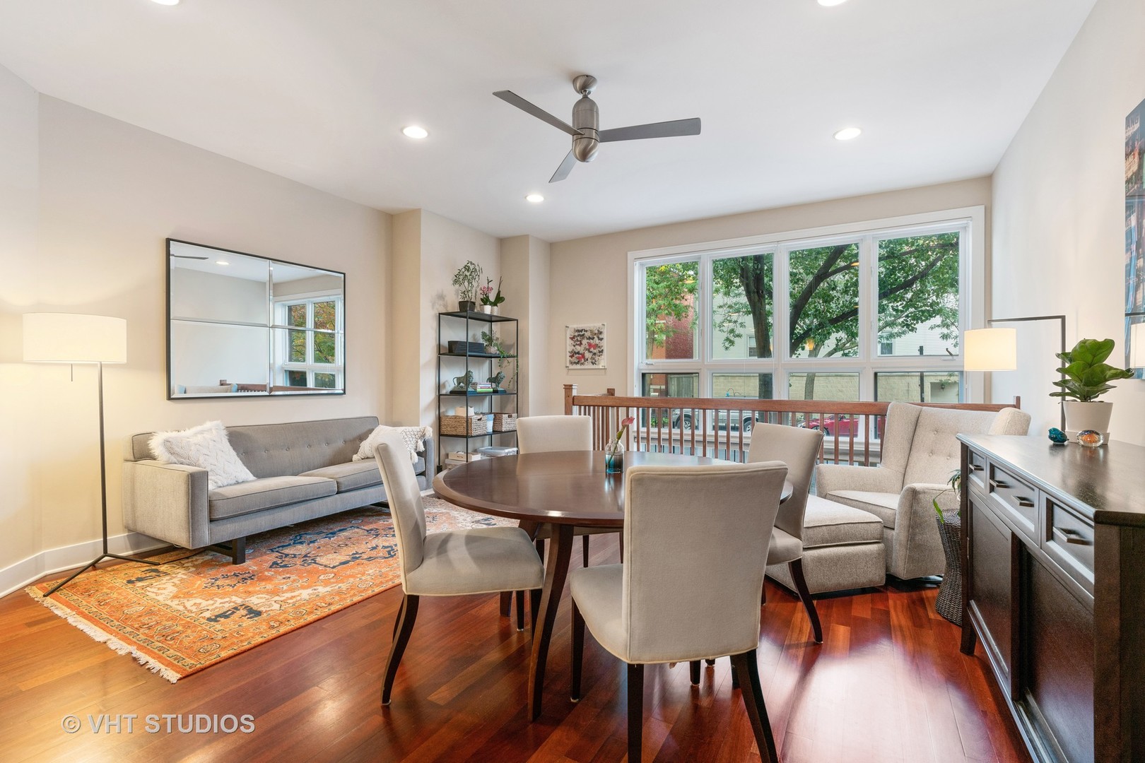 Undisclosed Address Chicago, IL 60622 - Photo 6 of 25 a view of a dining room with furniture window and outside view