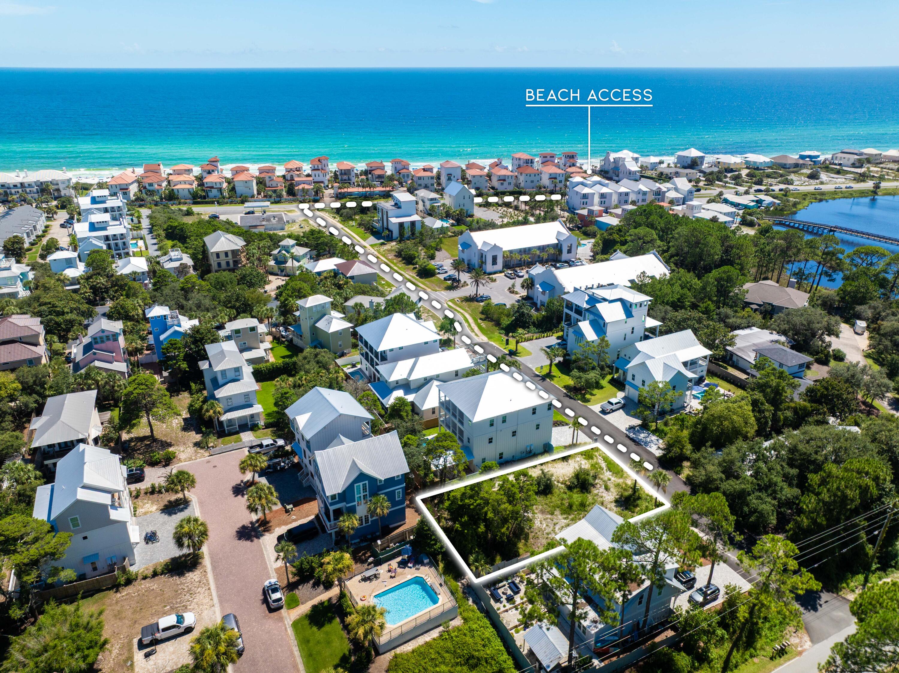 Lot 2 Marthas Lane Santa Rosa Beach, FL 32459 - Photo 3 of 13 Convenient Beach Access