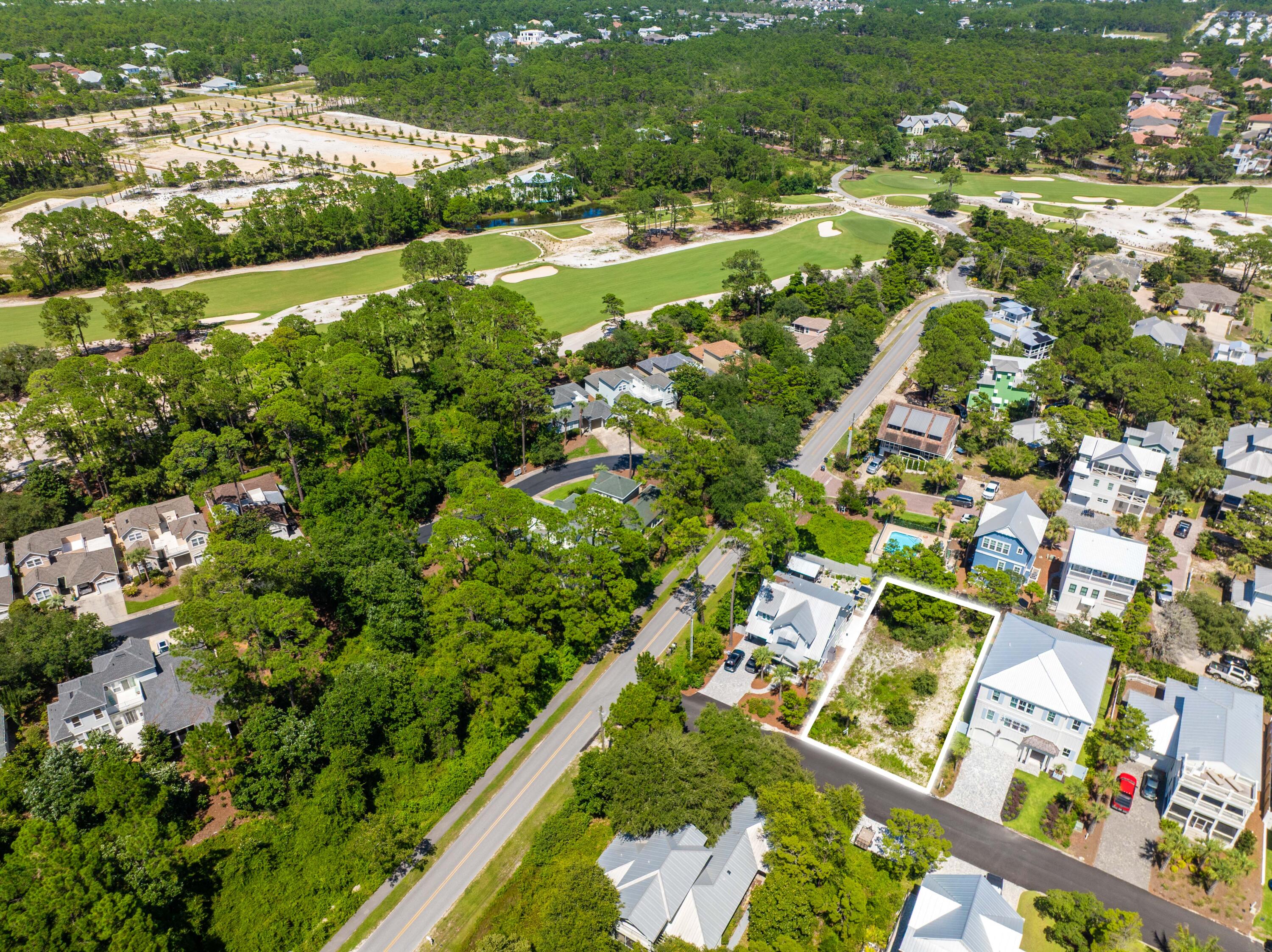 Lot 2 Marthas Lane Santa Rosa Beach, FL 32459 - Photo 9 of 13 Aerial Facing Northeast