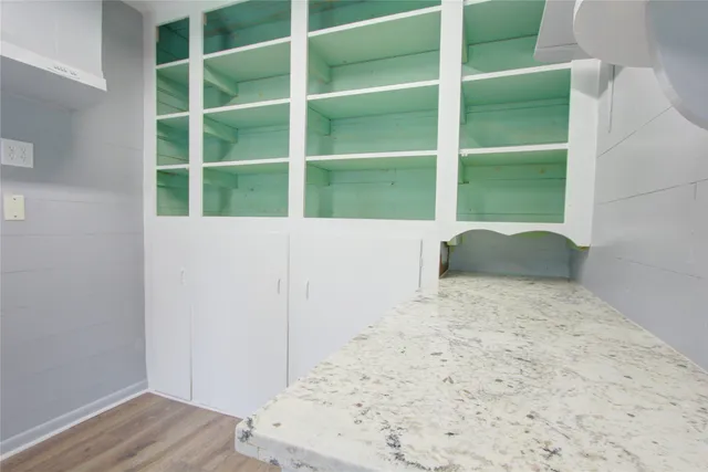 a view of wooden floor