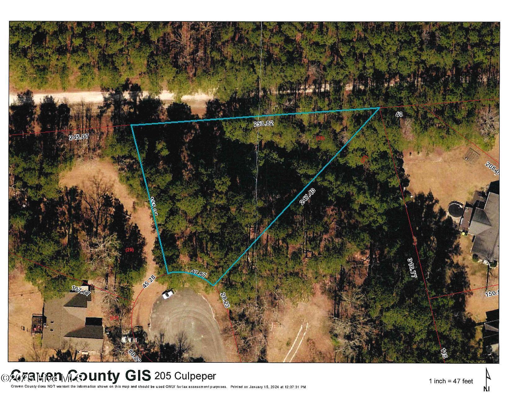 205 Culpeper Road New Bern, NC 28562 - Photo 1 of 10 205 Culpeper Aerial (version 1)-page-001