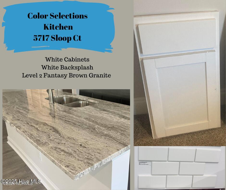 5717 Sloop Court New Bern, NC 28560 - Photo 9 of 24 Color Selections- Kitchen 1118 Coral Ree