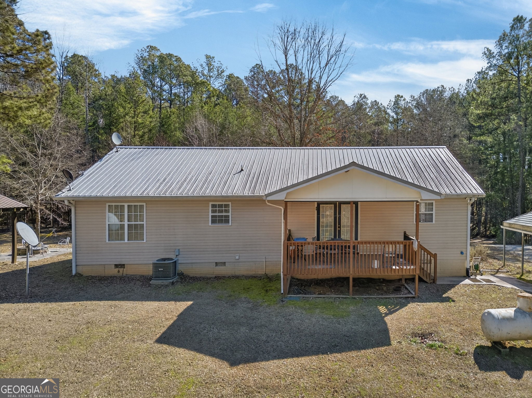 5010 Highway 27 Franklin, GA 30217 - Photo 36 of 39 a backyard of a house with barbeque oven