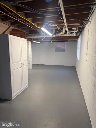 a view of a room with an empty space