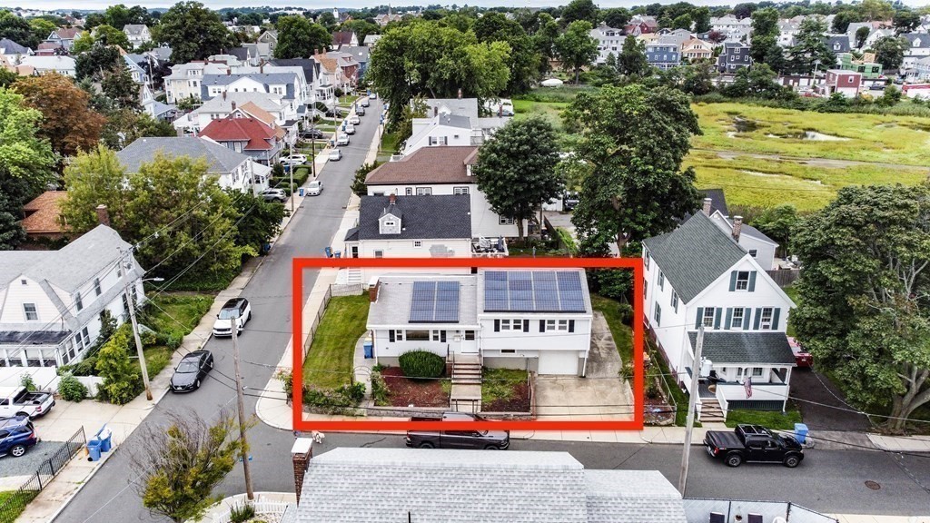 4 Pico Avenue Winthrop, MA 02152 - Photo 19 of 42 an aerial view of residential houses with outdoor space and parking