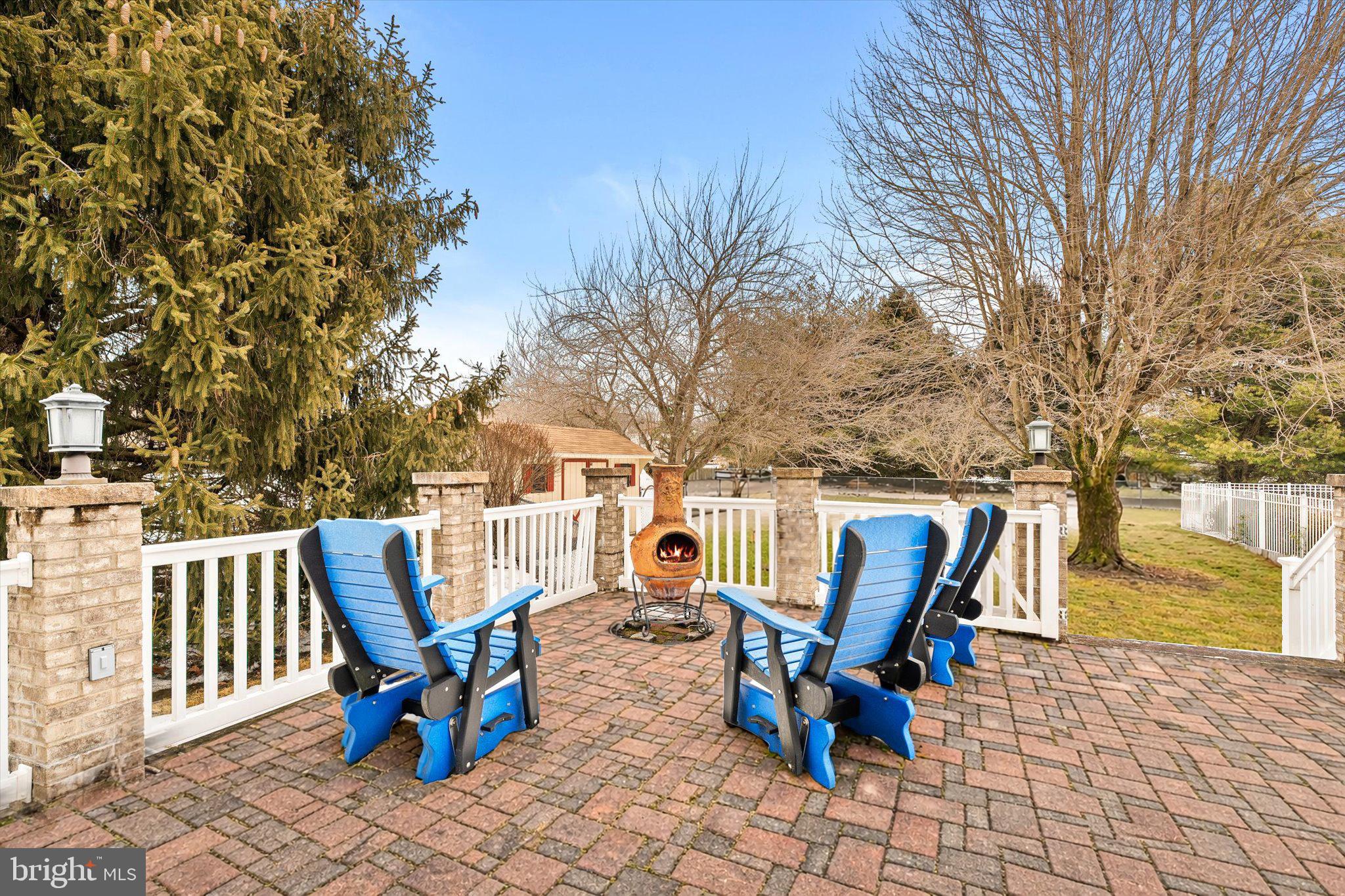 130 Hopkins Road New Egypt, NJ 08533 - Photo 27 of 35 patio with fire pit