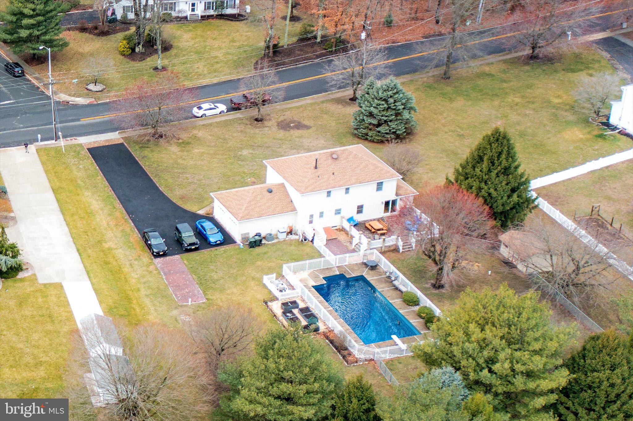 130 Hopkins Road New Egypt, NJ 08533 - Photo 35 of 35 aerial view virtual water added