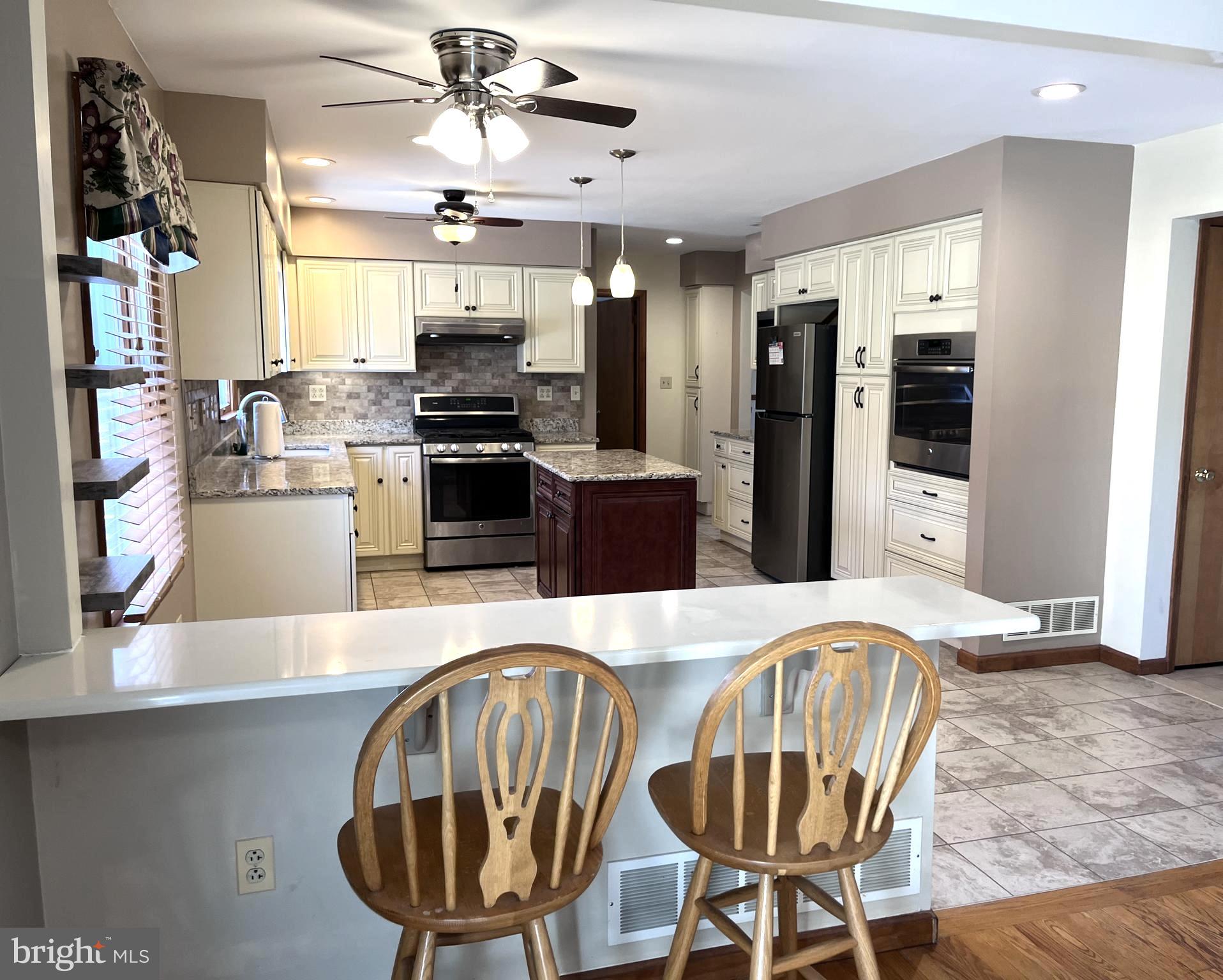 130 Hopkins Road New Egypt, NJ 08533 - Photo 6 of 35 kitchen view from family room