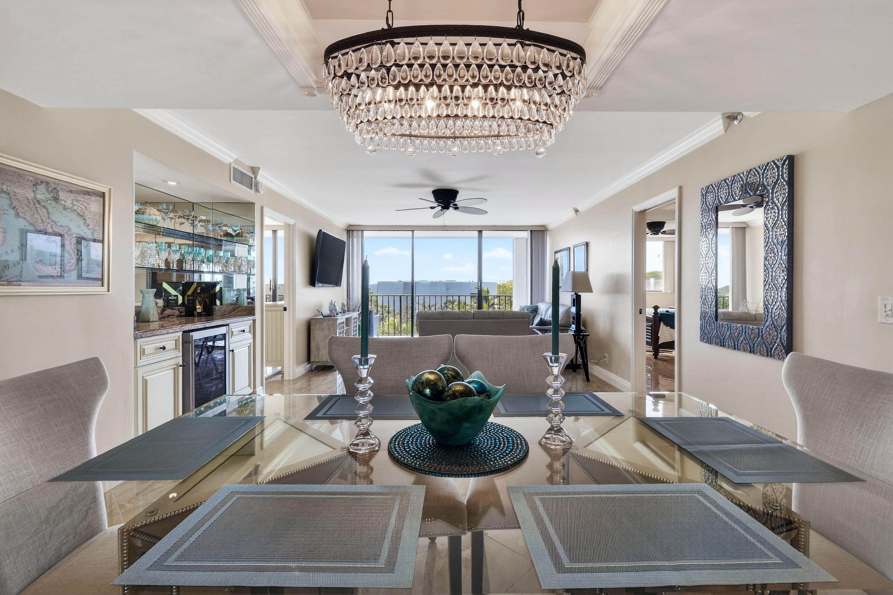 1300 Florida A1A, Unit 320 Jupiter, FL 33477 - Photo 14 of 92 a view of a living room and chandelier