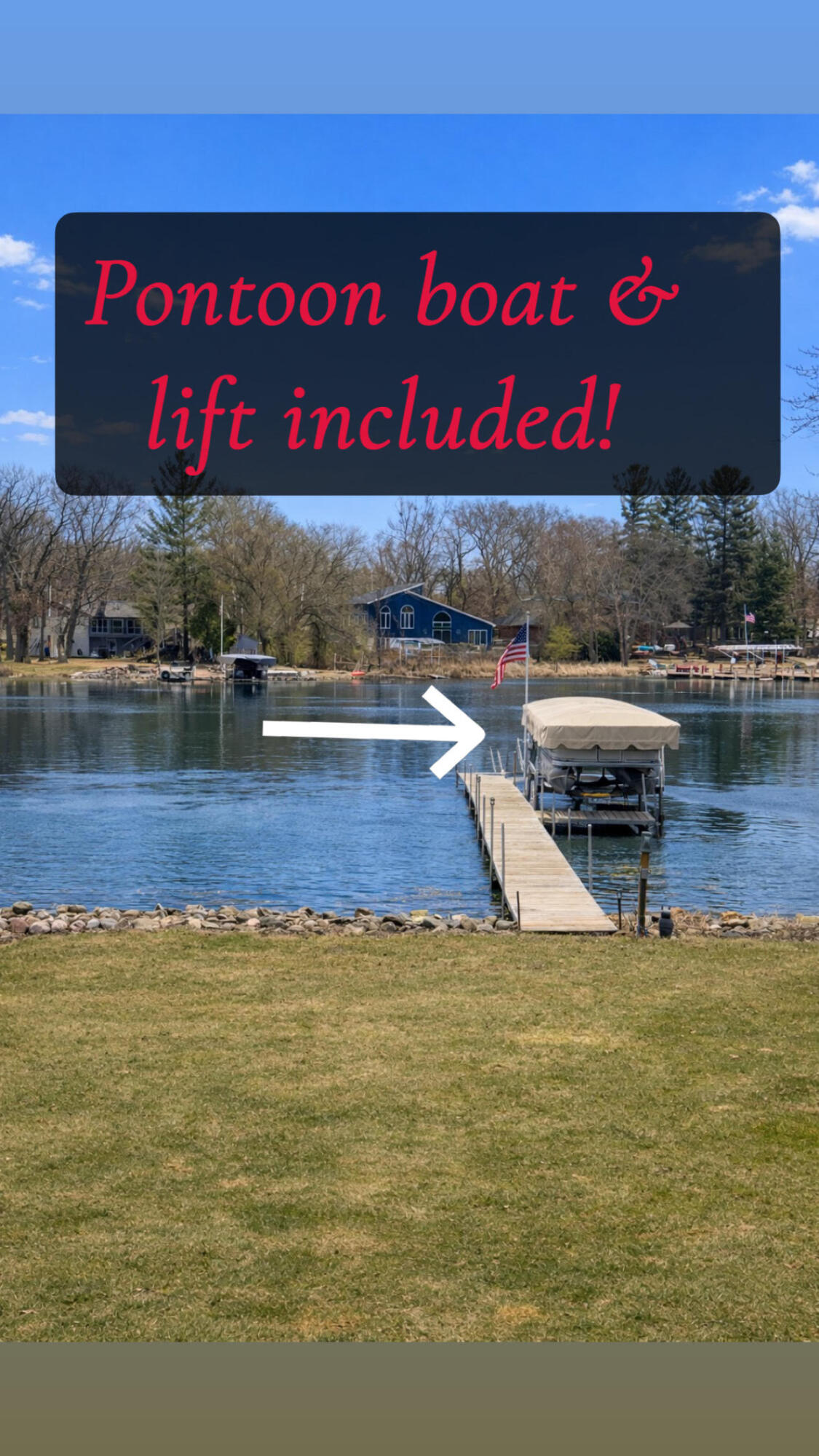 4827 Riverside Road Waterford, WI 53185 - Photo 16 of 28 BOAT AND LIFT