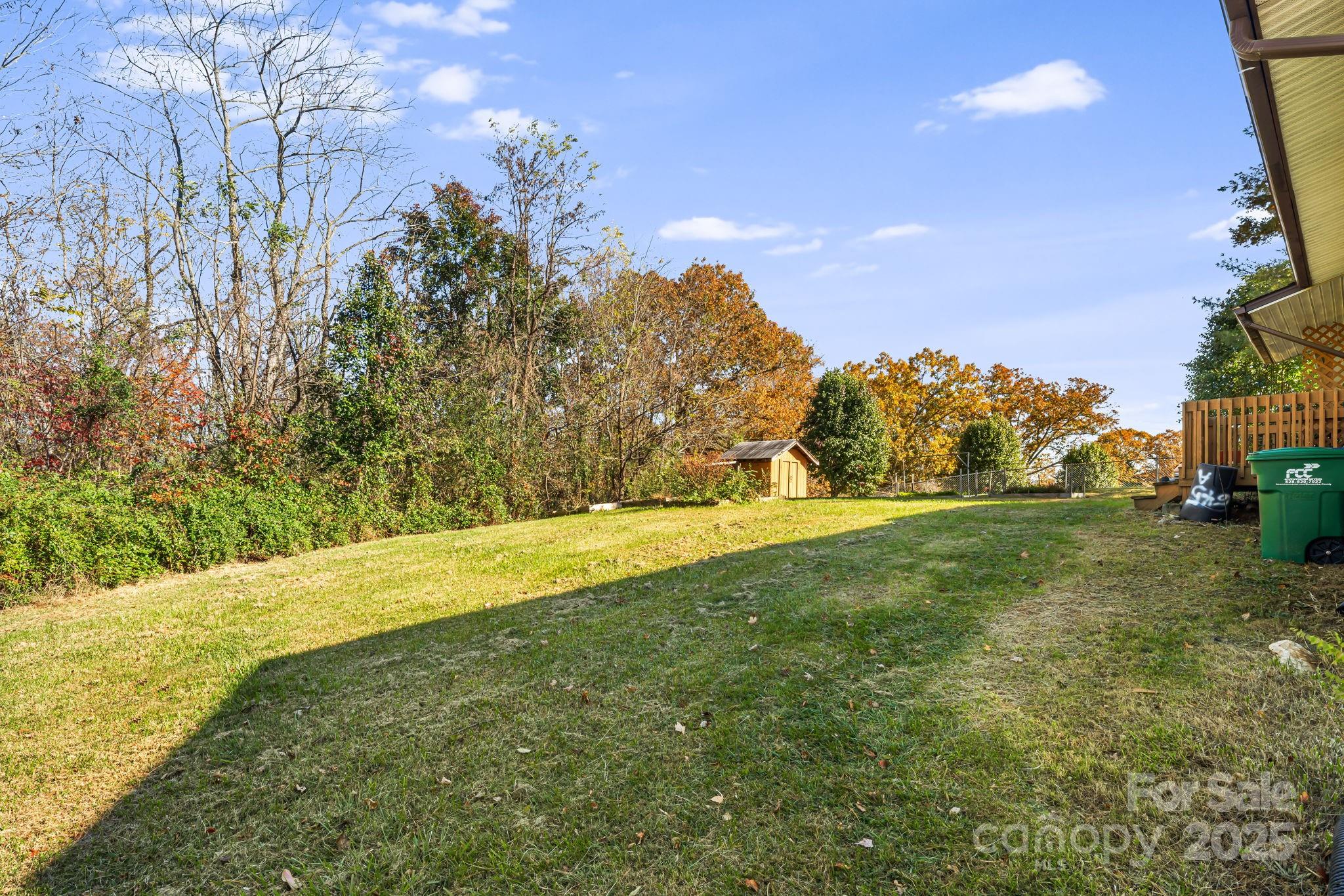 645 Flint Hill Road Alexander, NC 28701 - Photo 26 of 30 a view of yard with large trees