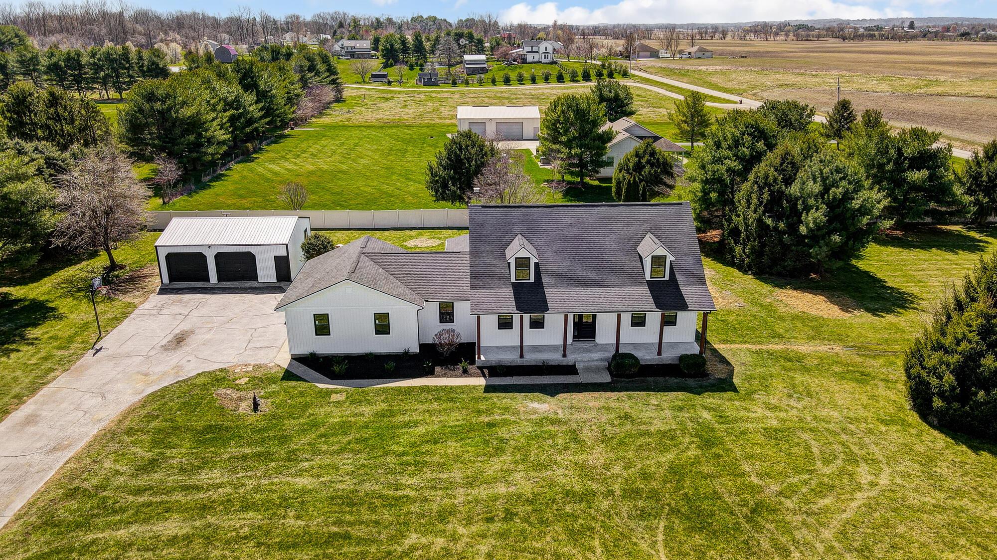 4453 Pleasantville Road Northwest Carroll, OH 43112 - Photo 2 of 87 Aerial View - 4453 Pleasantville Road, Carroll, OH 43112