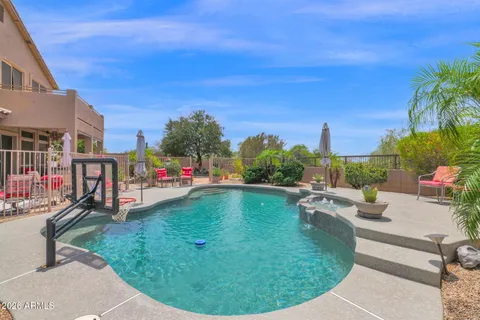 a house view with a outdoor space