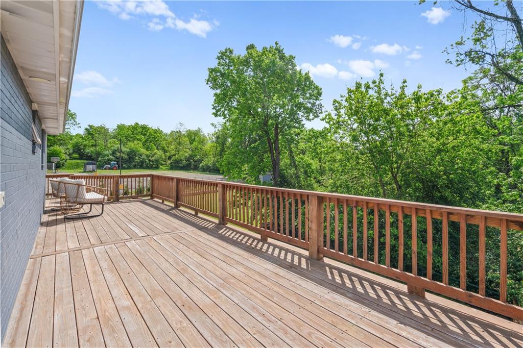 117 Gill Hall Road Clairton, PA 15025 - Photo 26 of 43 Rear 2nd story deck off 3rd Bedroom.