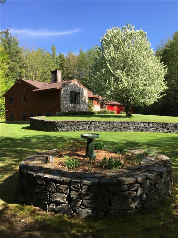 25 Crystal Lane Cumberland Center, ME 04021 - Photo 2 of 14 Side View of Home with stone wall...
